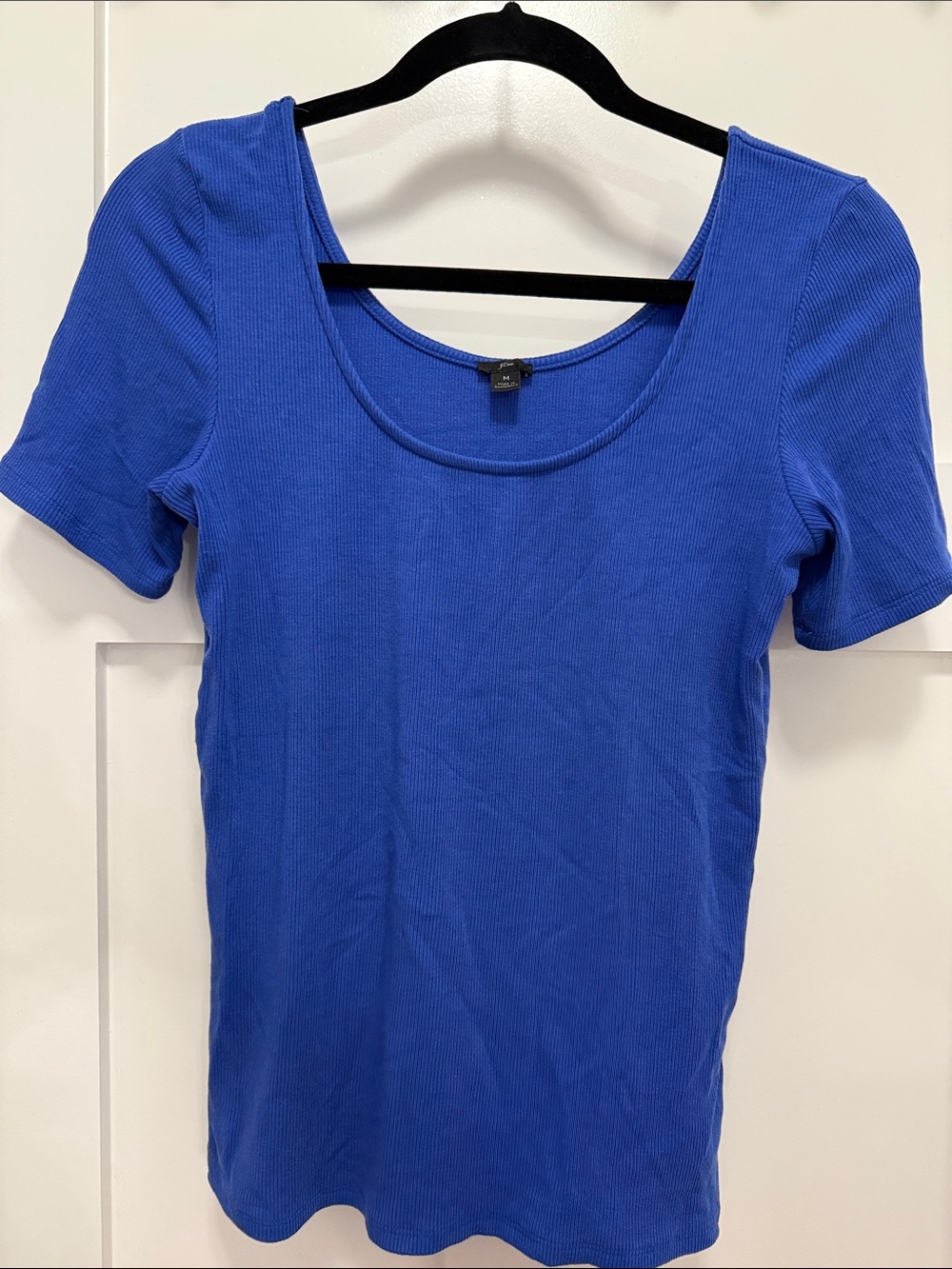 J Crew Classic Scoop Neck Women's Top - Blue